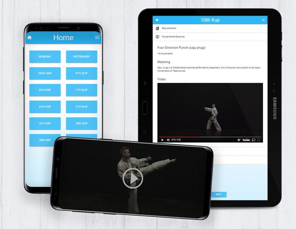 Taekwon-do Learning Application